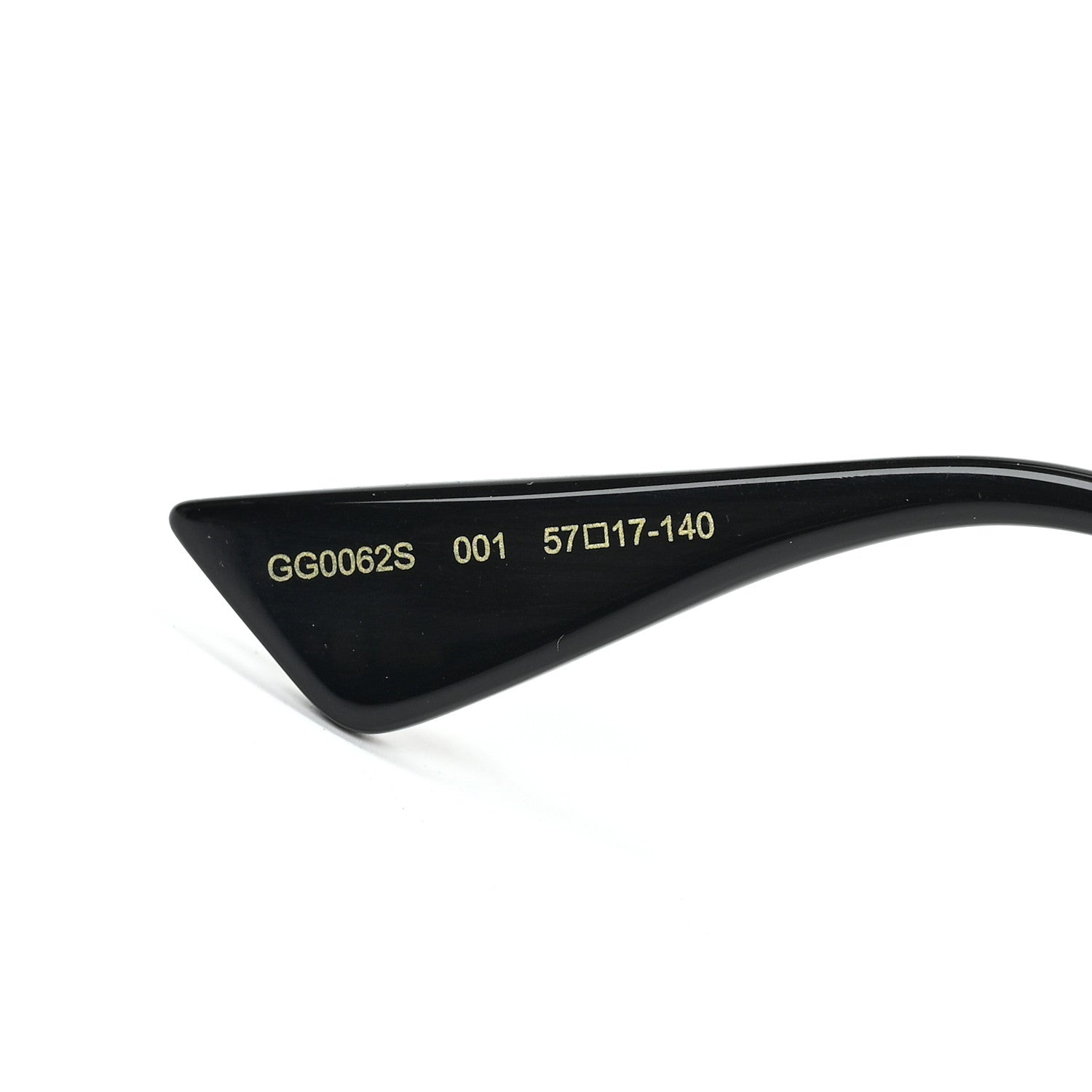 Gucci Aviator Sunglasses GG0062S Black Gold 6 of 6