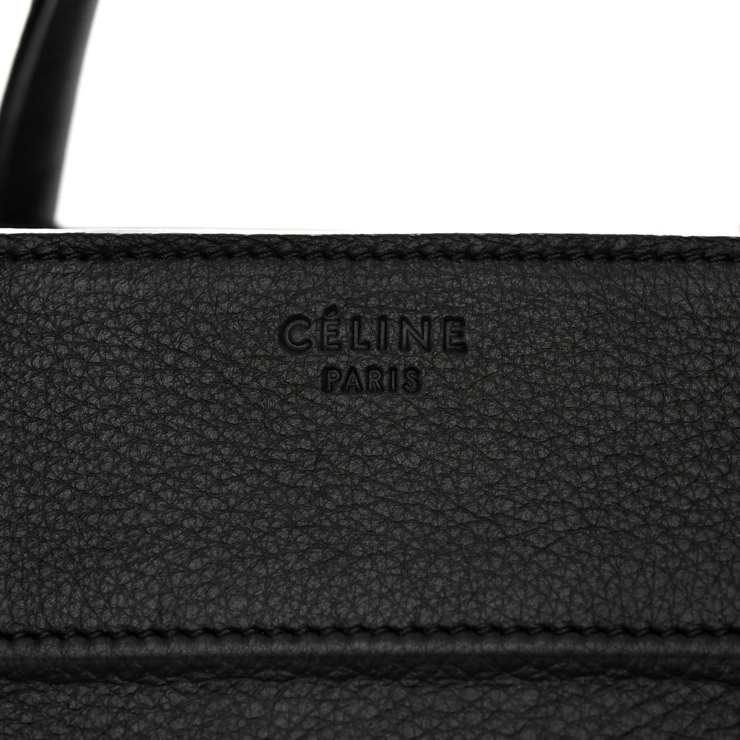 Supple Calfskin Medium Phantom Luggage Black