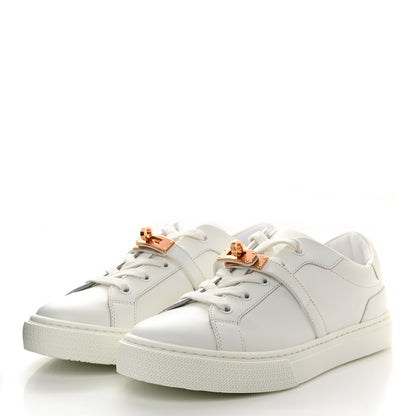 Hermes Calfskin Day Sneakers 37 White 3 of 8