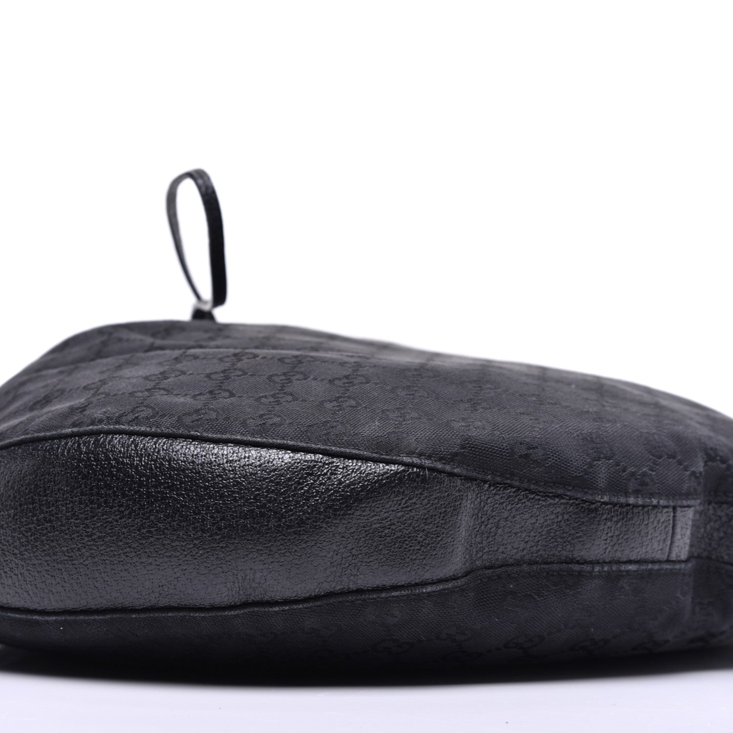 Gucci Monogram Drawstring Hobo Black 8 of 9