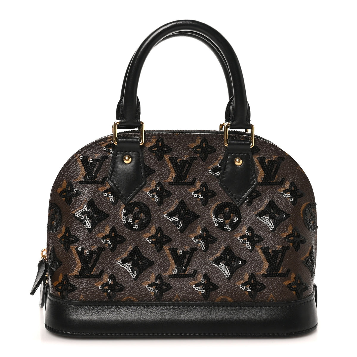 Louis Vuitton Monogram Sequins Eclipse Alma BB Black 1 of 9
