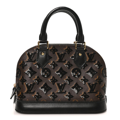 Louis Vuitton Monogram Sequins Eclipse Alma BB Black 1 of 9