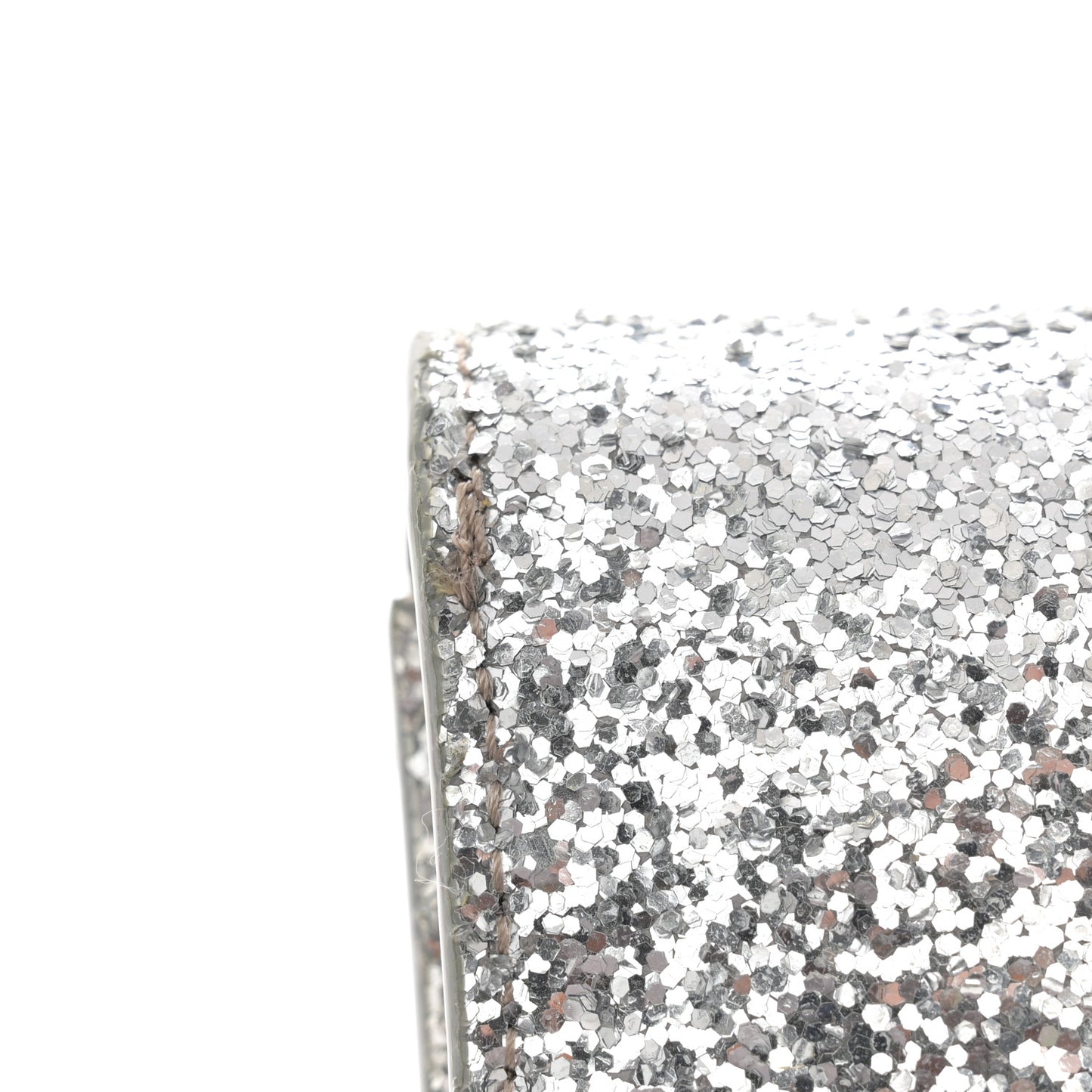 Glitter Emmie Clutch Silver