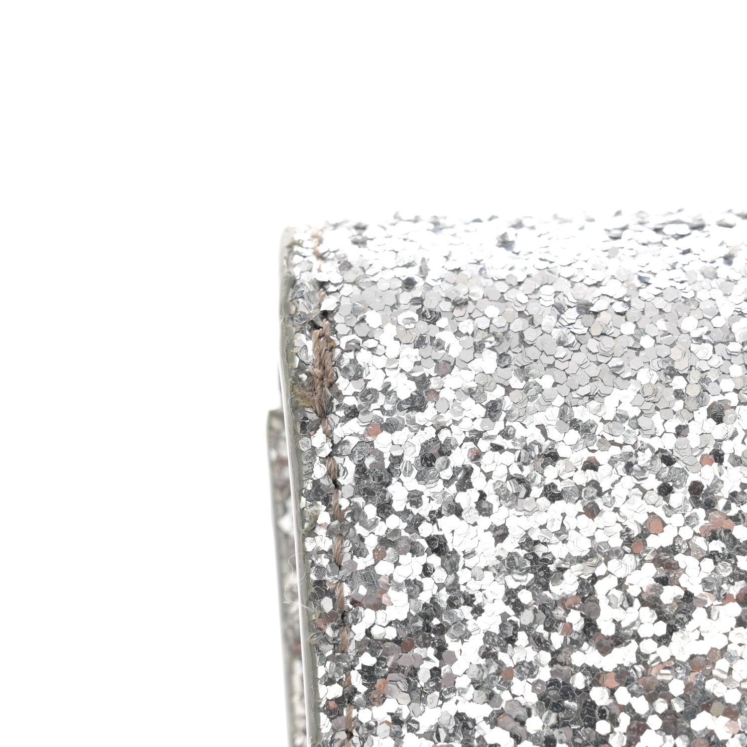 Jimmy Choo Glitter Emmie Clutch Silver 11 of 14