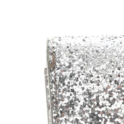 Jimmy Choo Glitter Emmie Clutch Silver 11 of 14