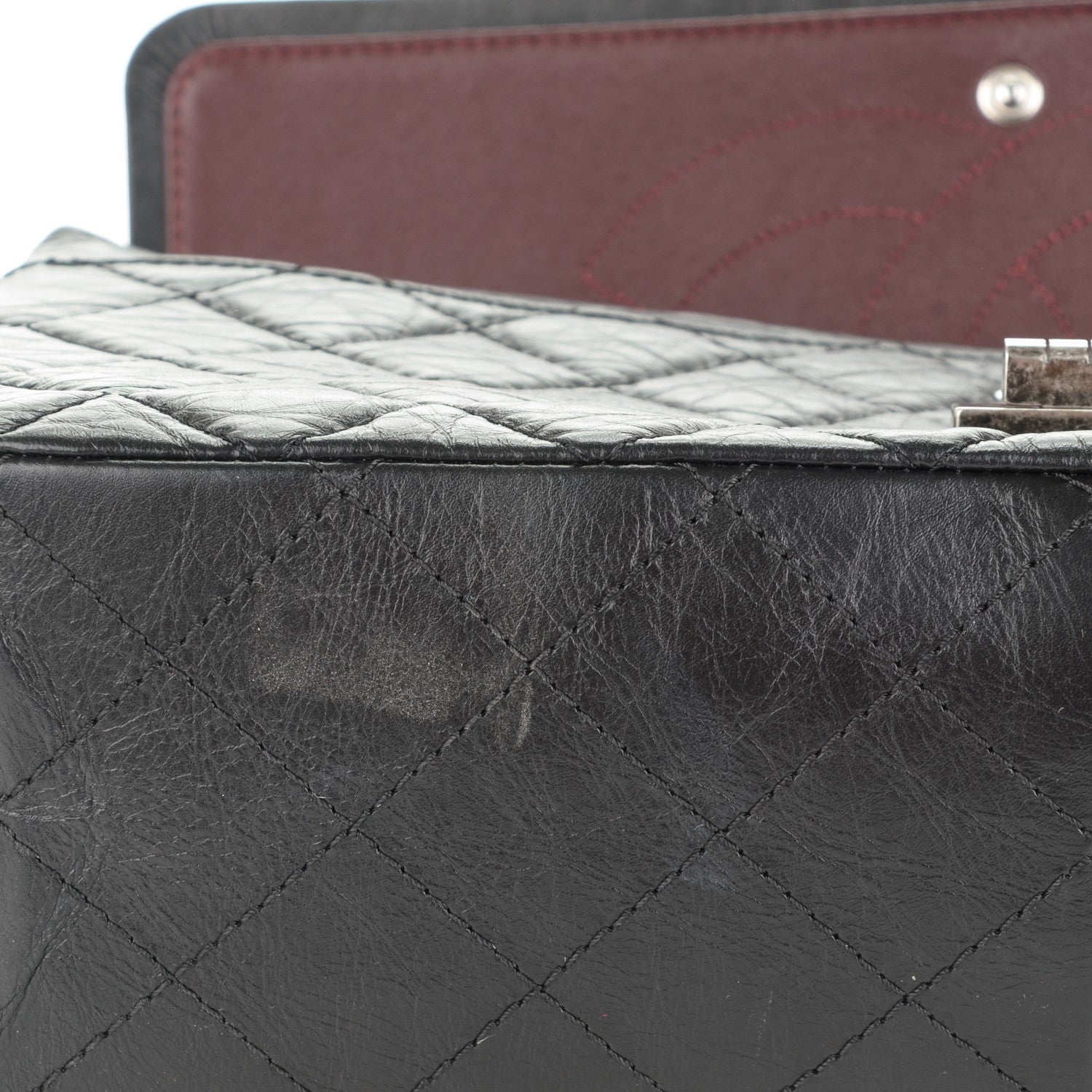 Chanel Aged Calfskin Quilted 2.55 Reissue 227 Flap Black 8 of 8