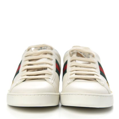 Gucci X SEGA Calfskin Ayers Web Guccy Womens Ace Sneakers 35.5 White 2 of 10