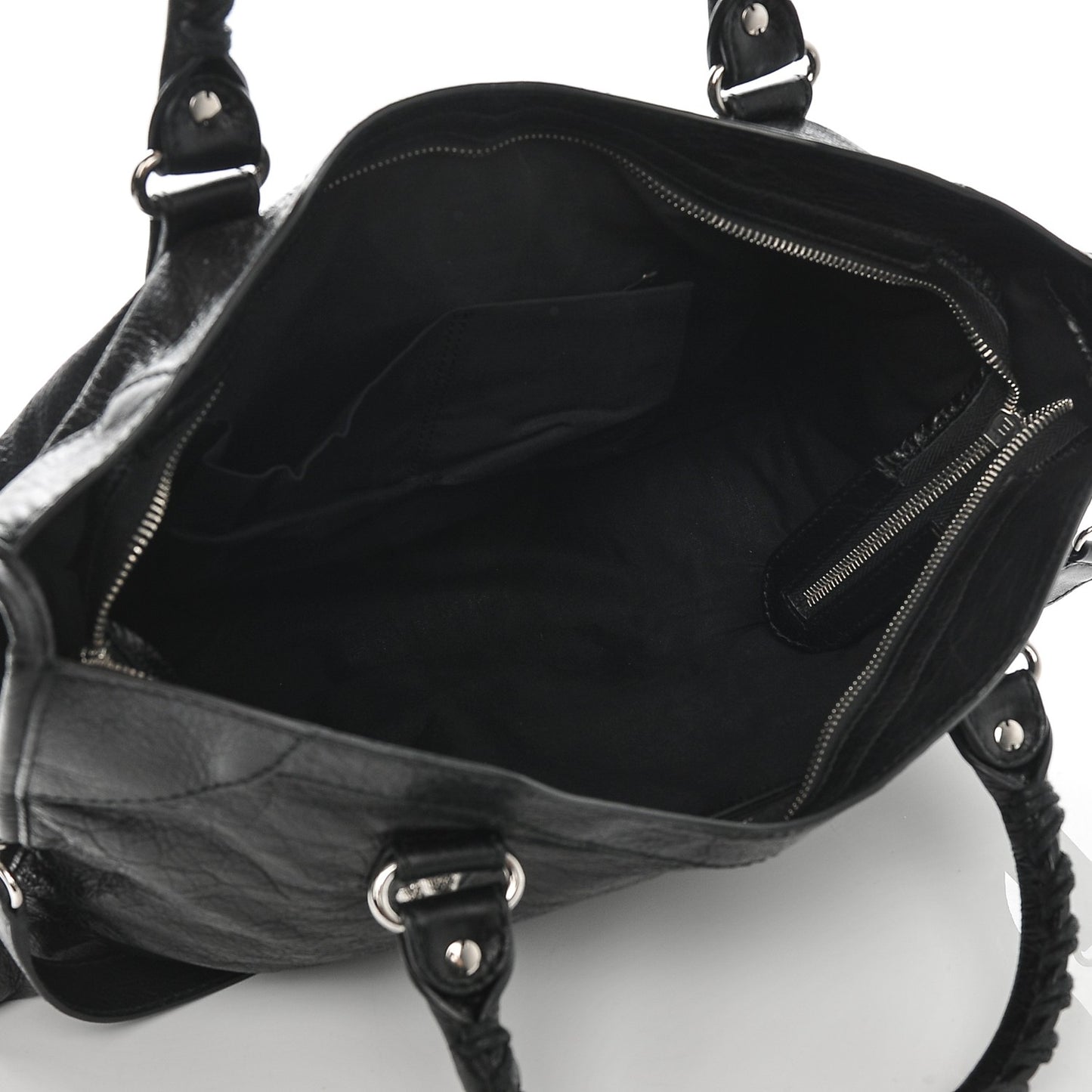Agneau Giant 12 Silver Hardware City Black