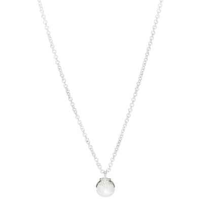 Tiffany Sterling Silver 8mm HardWear Ball Pendant Necklace 1 of 5