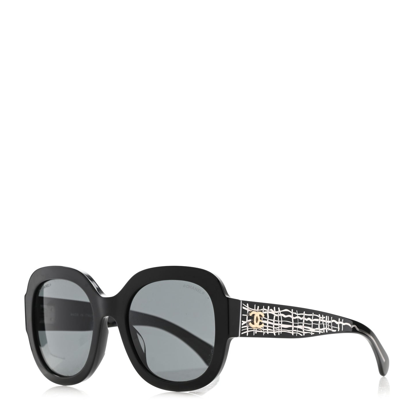 Acetate Pantos Sunglasses 5433 Black