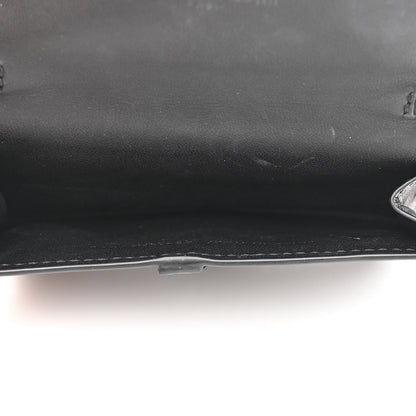 Christian Dior Ultra Matte Calfskin Nano Saddle Chain Pouch Black 6 of 11
