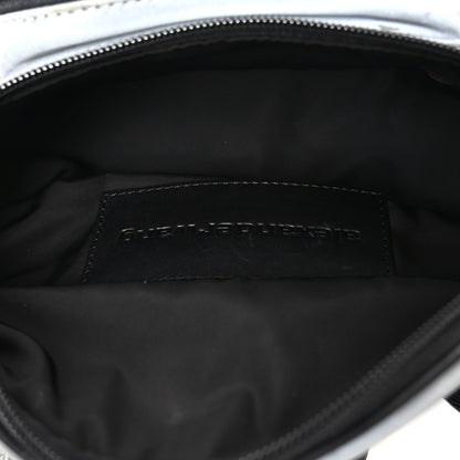 Alexander Wang Nylon Logo Printed Attica Belt Bag Reflective Silver 4 of 8
