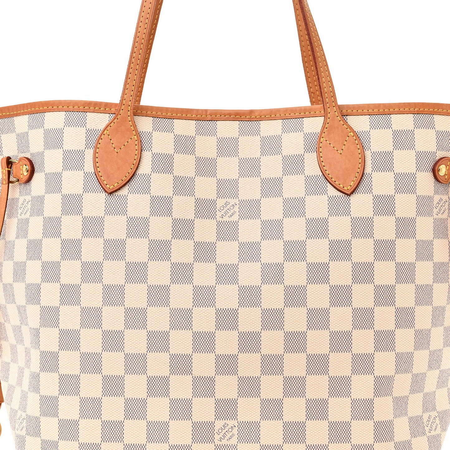 Damier Azur Neo Neverfull MM Rose Ballerine