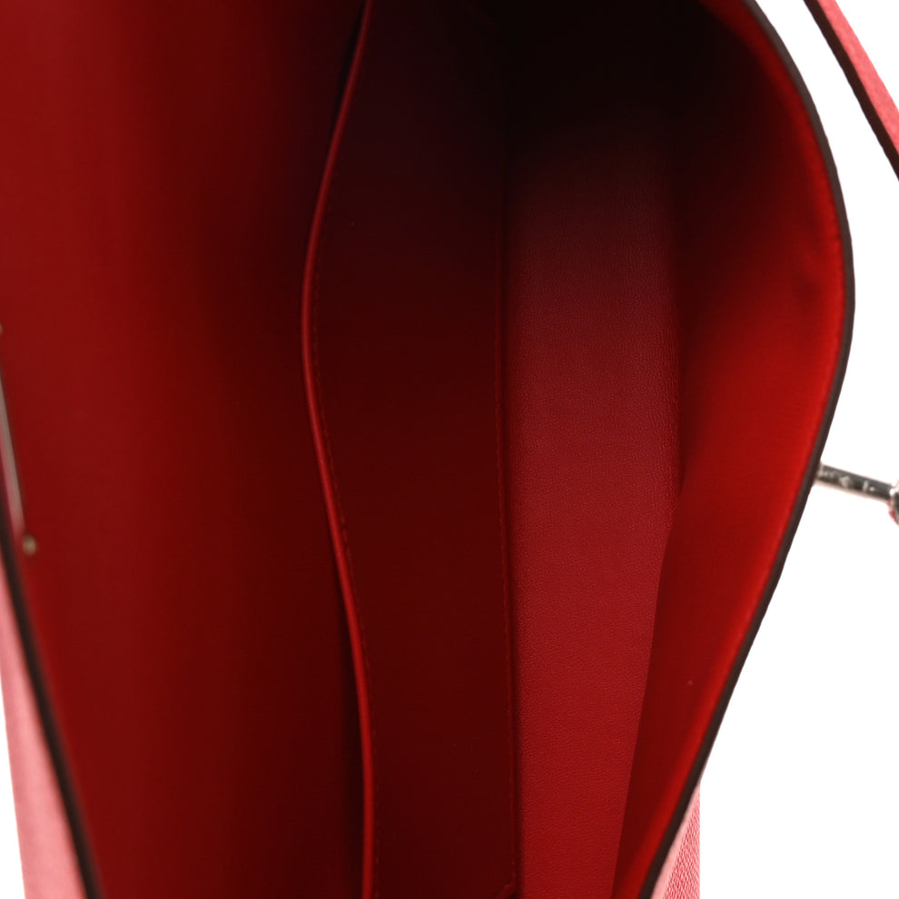 Knote Icon Hermes Epsom Kelly Elan Rouge Radieux 1980018 – FASHIONPHILE