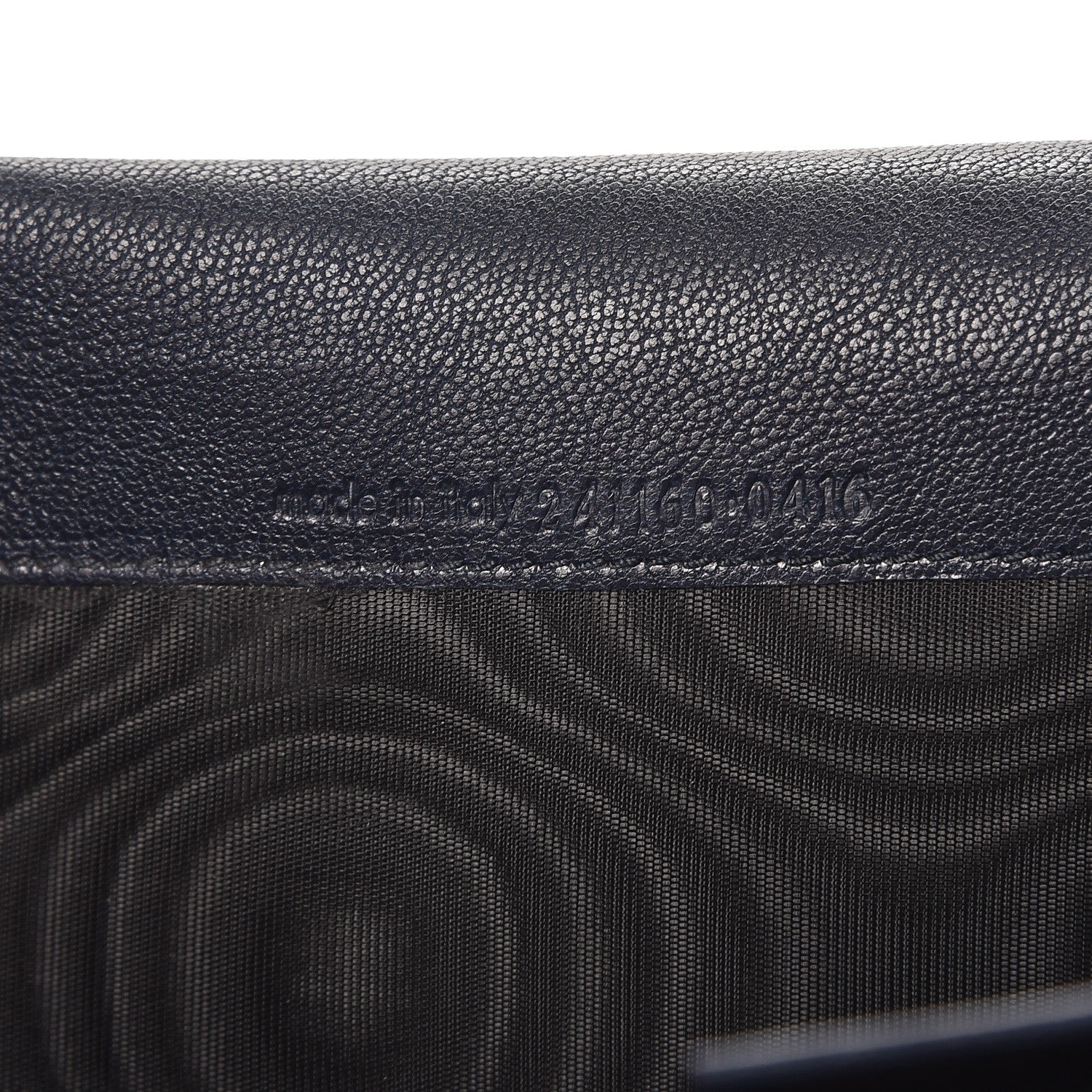 Saint Laurent Calfskin Classic Y Document Case Clutch Navy Blue 6 of 9