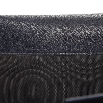 Saint Laurent Calfskin Classic Y Document Case Clutch Navy Blue 6 of 9