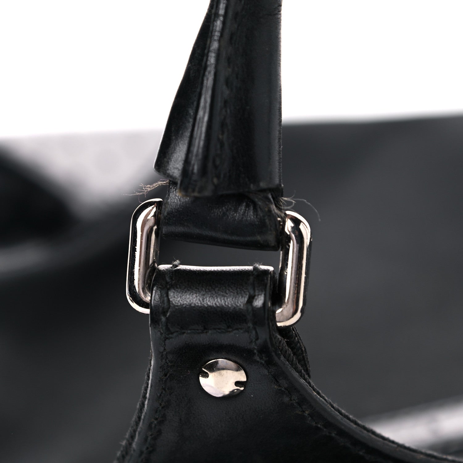Gucci Canvas Reins Hobo Black 5 of 8