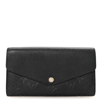 Louis Vuitton Empreinte Sarah Wallet NM Black 1 of 6