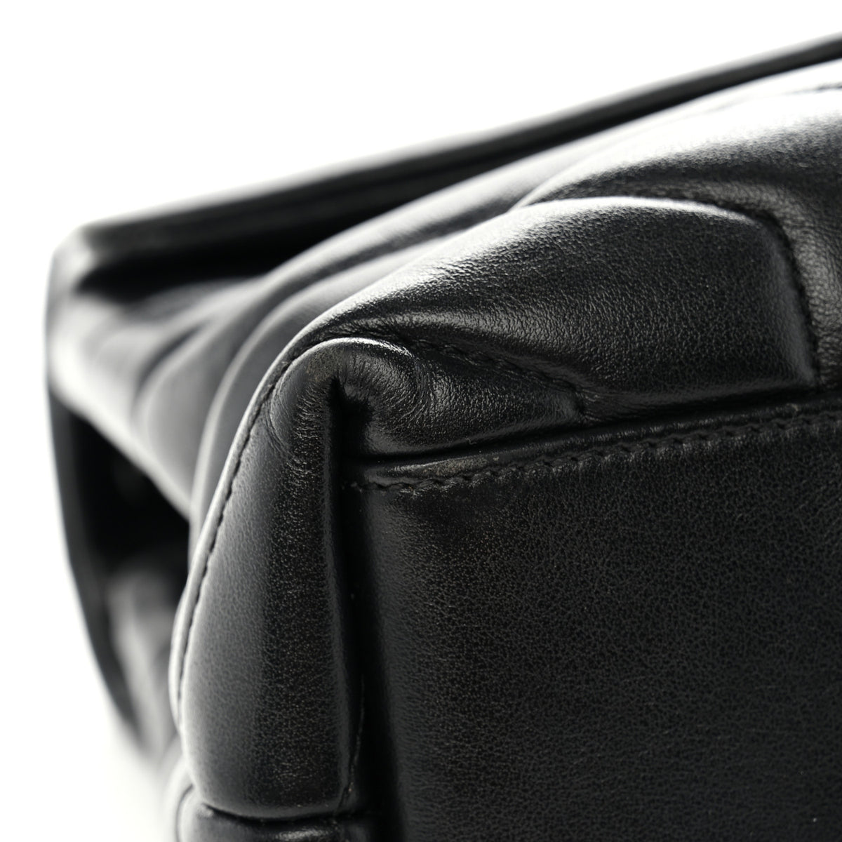 Saint Laurent Calfskin Y Quilted Monogram Monochrome Small Loulou Chain Satchel Black 12 of 15