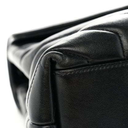 Saint Laurent Calfskin Y Quilted Monogram Monochrome Small Loulou Chain Satchel Black 12 of 15