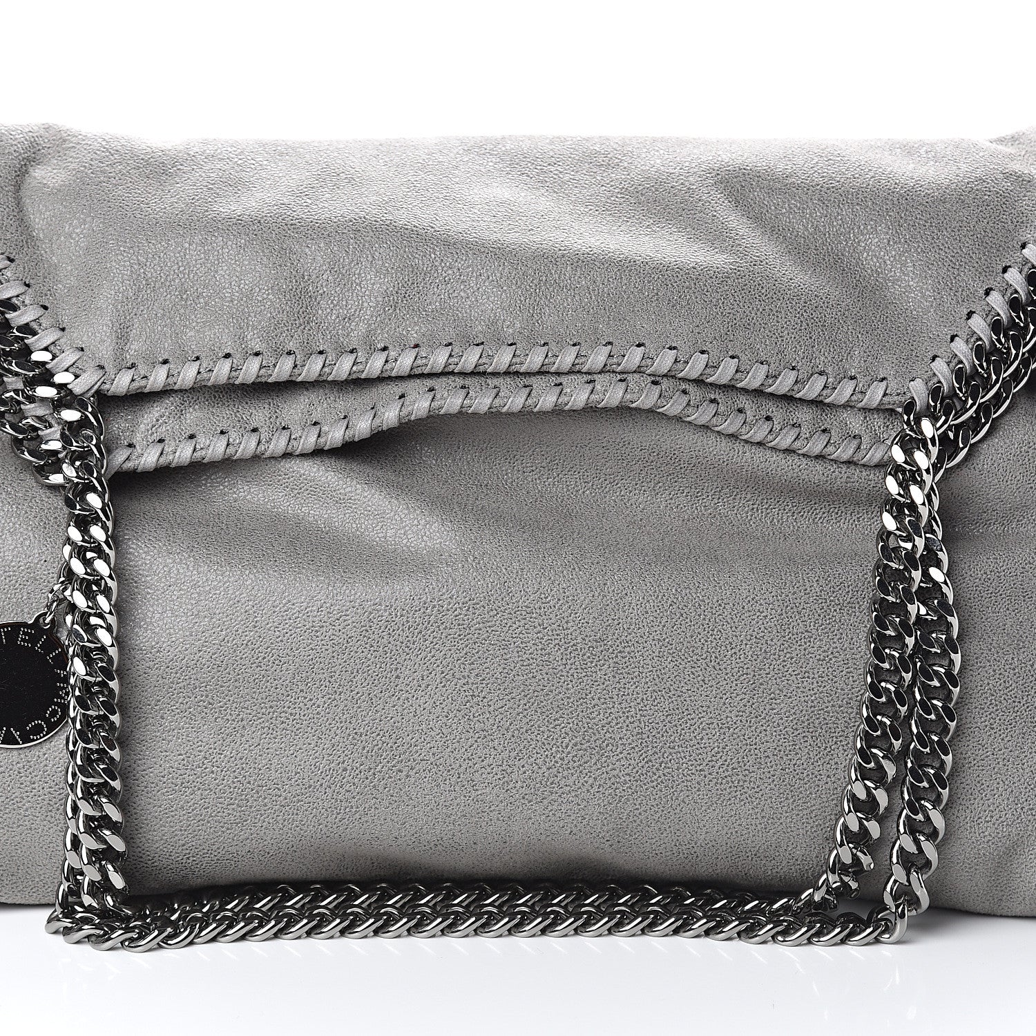 Stella McCartney Shaggy Deer Small Falabella Tote Light Grey 6 of 8