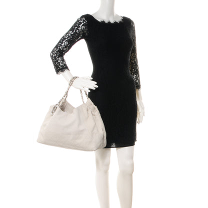 Chanel Calfskin Baby Coco Cabas White 2 of 7