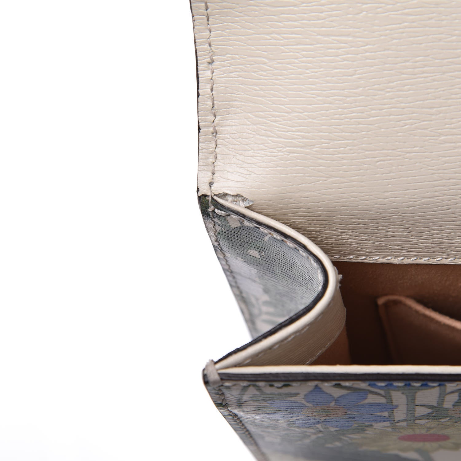 Gucci Calfskin Web Floral Crystal Heart Totem 10 of 15