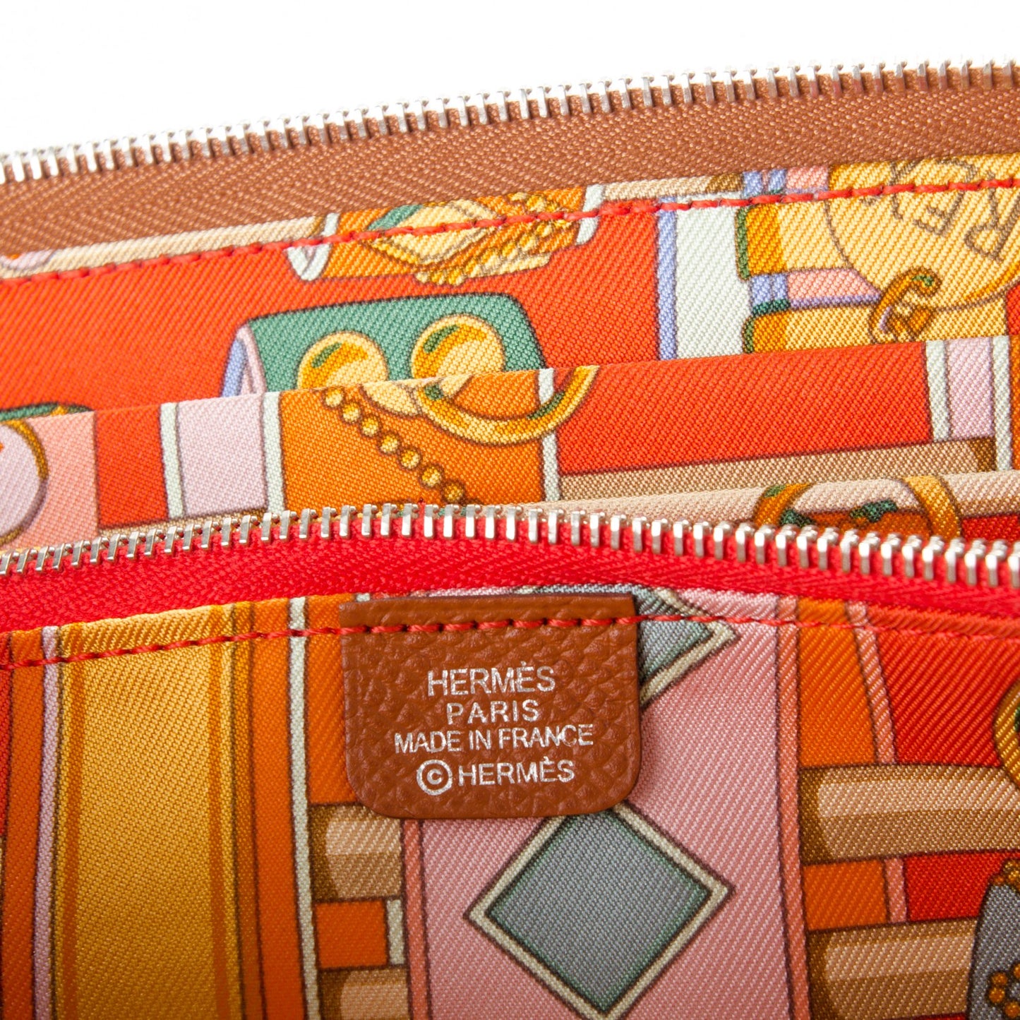 Epsom Silk'in Wallet Cognac