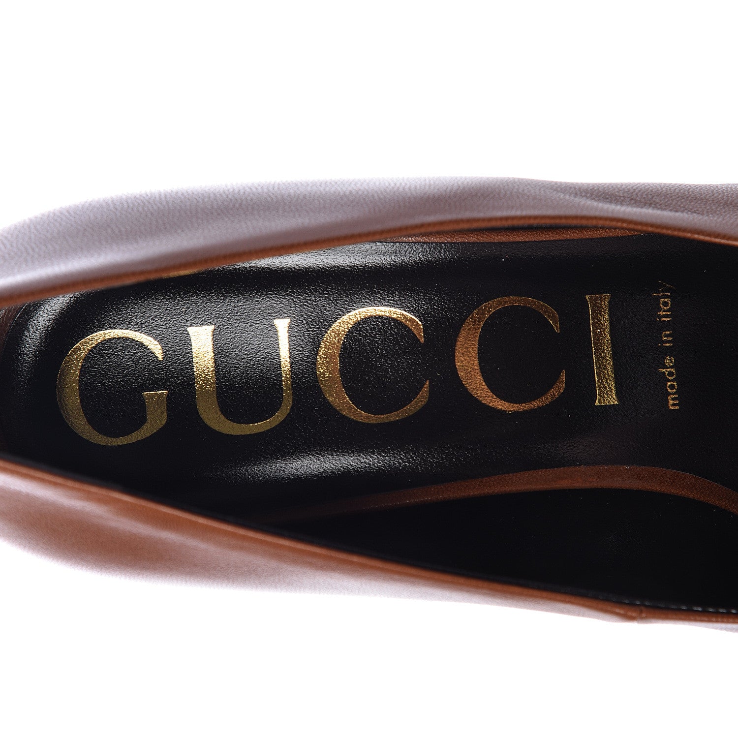 Gucci Malaga Kid Pumps 39 Bright Cuir 6 of 9