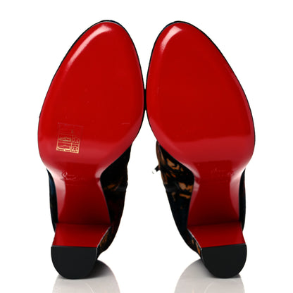 Christian Louboutin Veau Velours Moulamax 85 Booties 40 Black 5 of 7