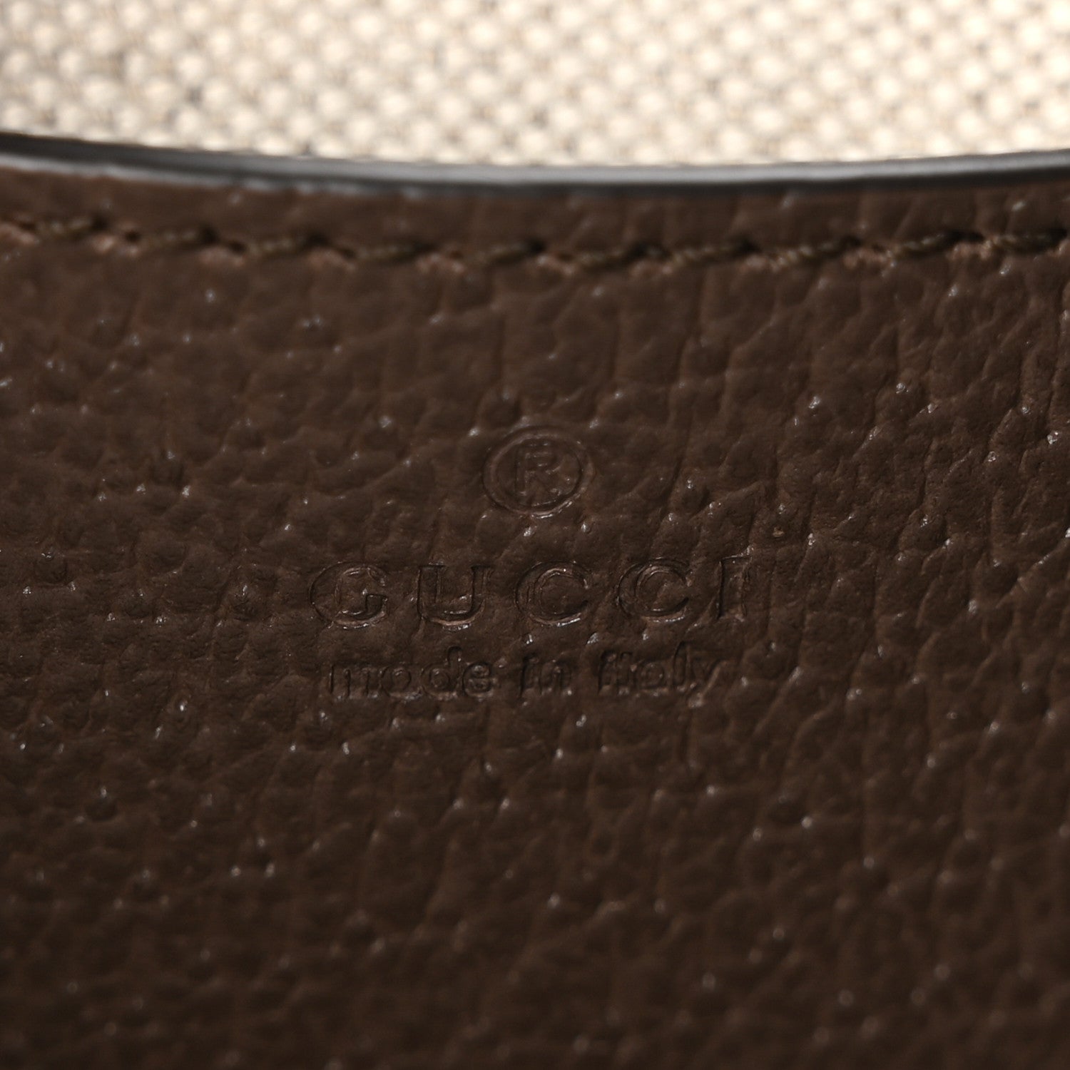 Gucci GG Supreme Monogram Textured Dollar Calfskin Mini Ophidia Chain Bag Beige Ebony 10 of 10