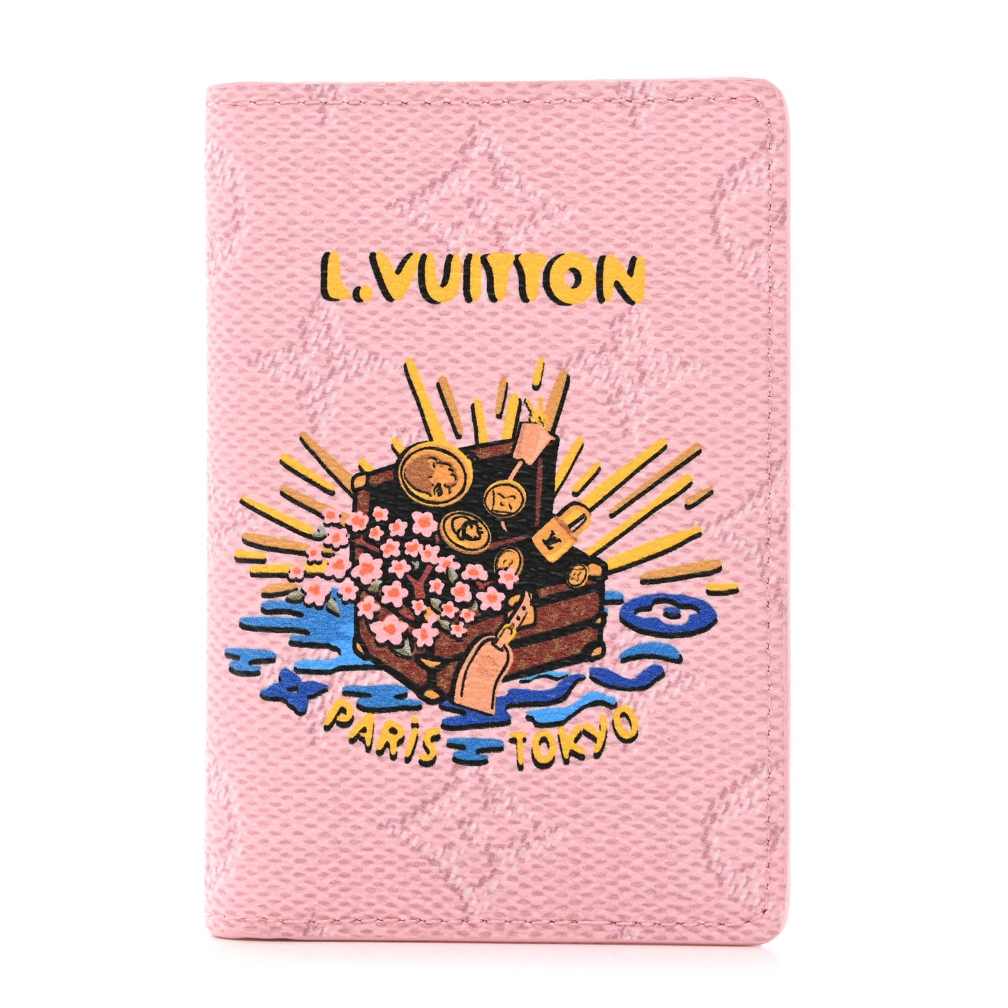 Monogram Paris Tokyo Pocket Organizer NM Pink