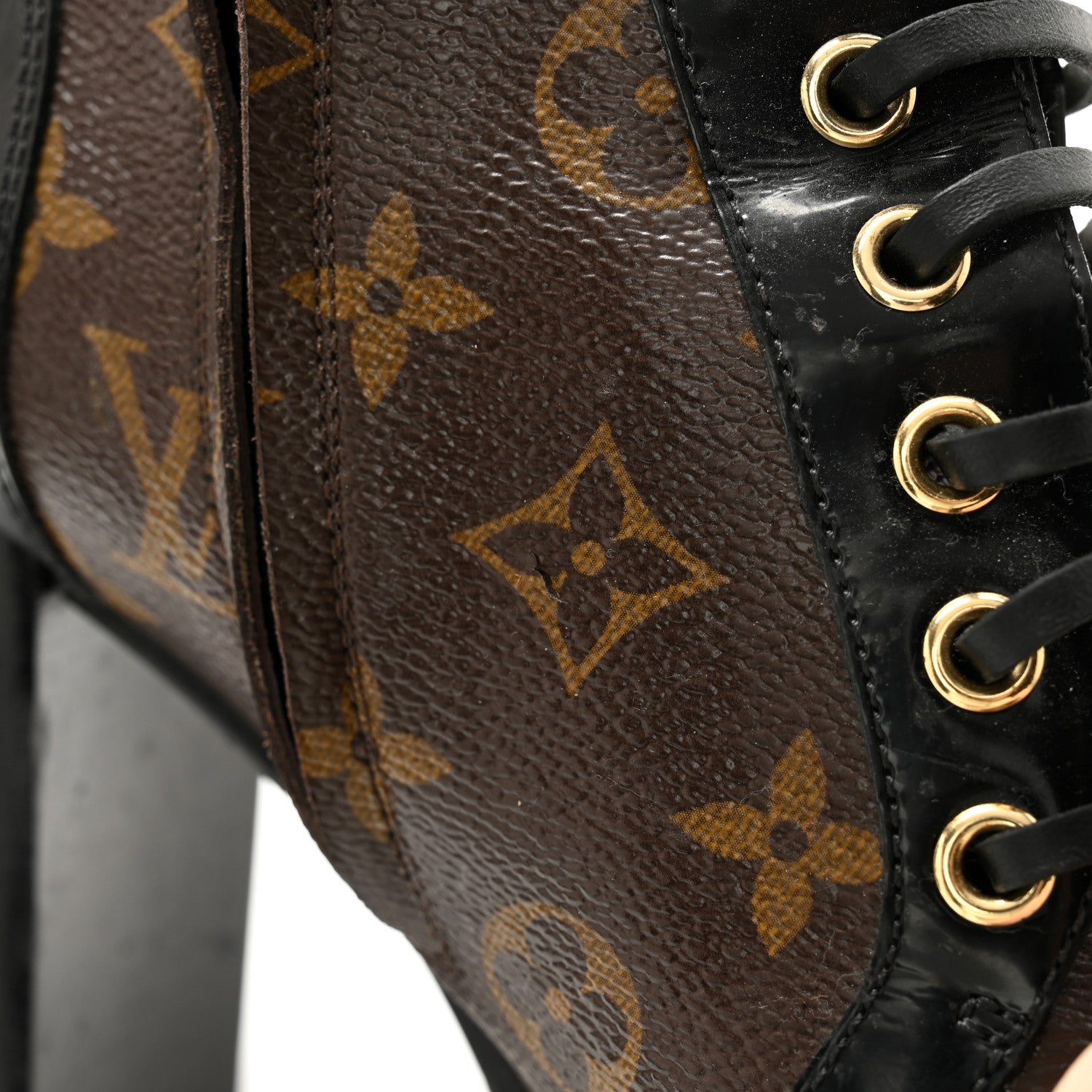 Louis Vuitton Patent Calfskin Monogram Star Trail Ankle Boots 39 Black 13 of 14
