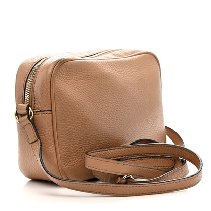 Gucci Pebbled Calfskin Small Soho Disco Bag Camelia 3 of 17