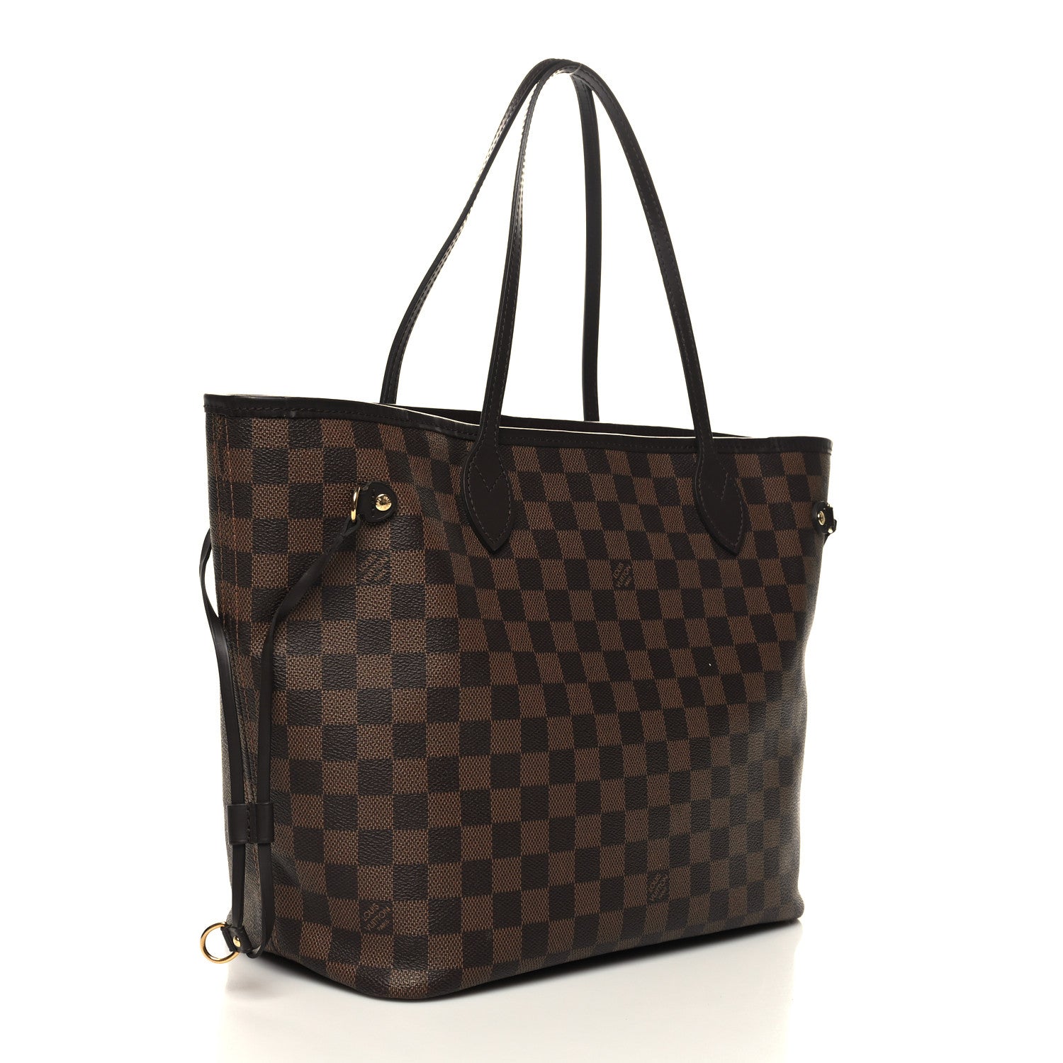 Louis Vuitton Damier Ebene Neo Neverfull MM Rose Ballerine 3 of 15