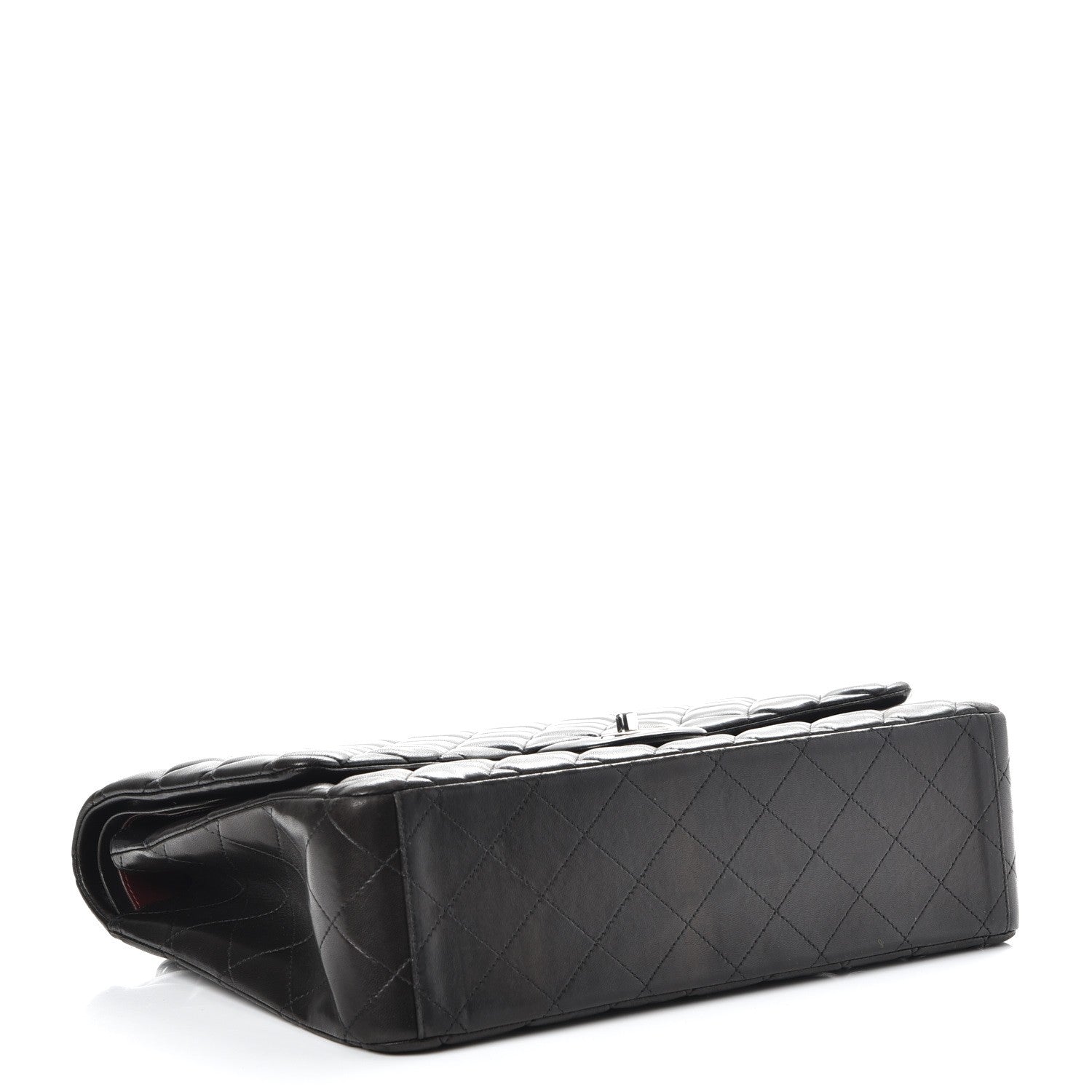 Chanel Lambskin Quilted Maxi Double Flap Black 5 of 8
