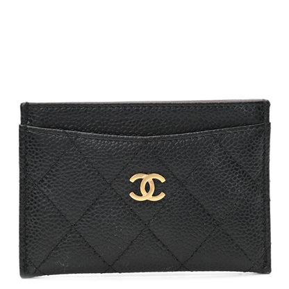 Chanel Caviar Quilted Card Holder Black 1 of 11