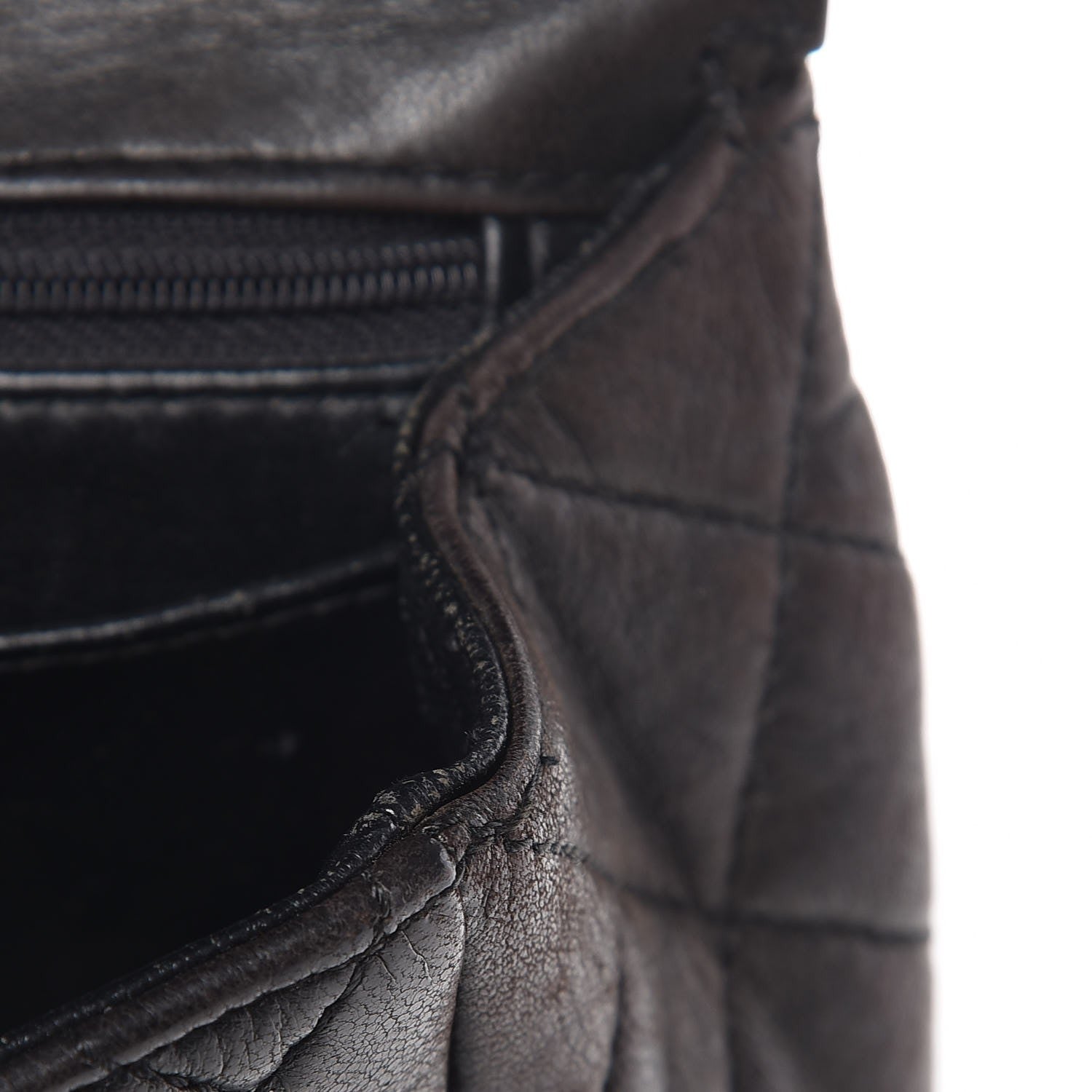 Chanel Lambskin Quilted Bekko Jumbo Single Flap Black 8 of 30