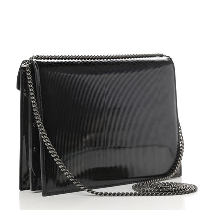 Saint Laurent Patent Monogram Cassandra Clasp Bag Black 3 of 11