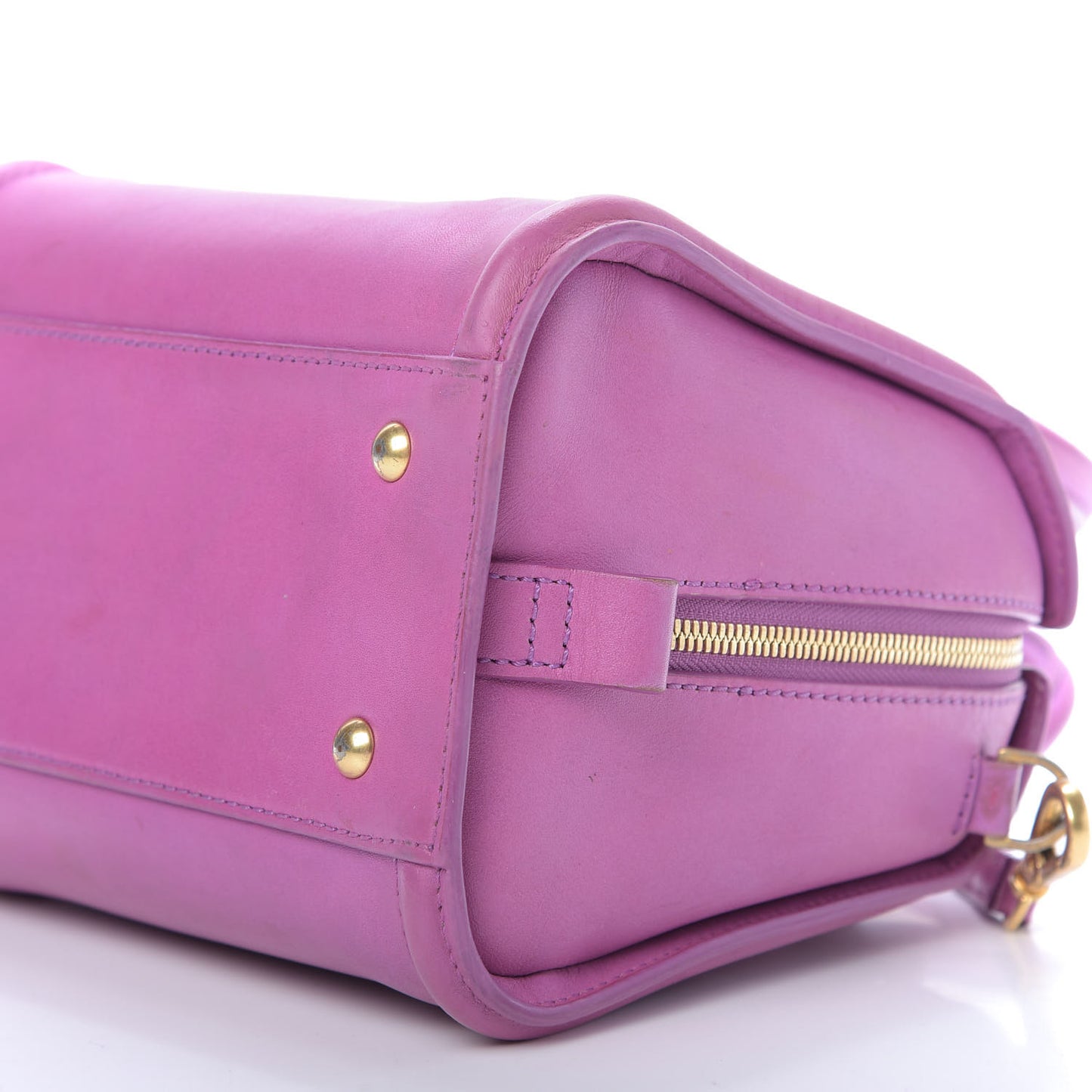 Calfskin Mini Top Handle Satchel Pink