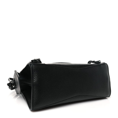 Balenciaga Grained Calfskin Neo Classic Black Hardware Mini City Black 4 of 11
