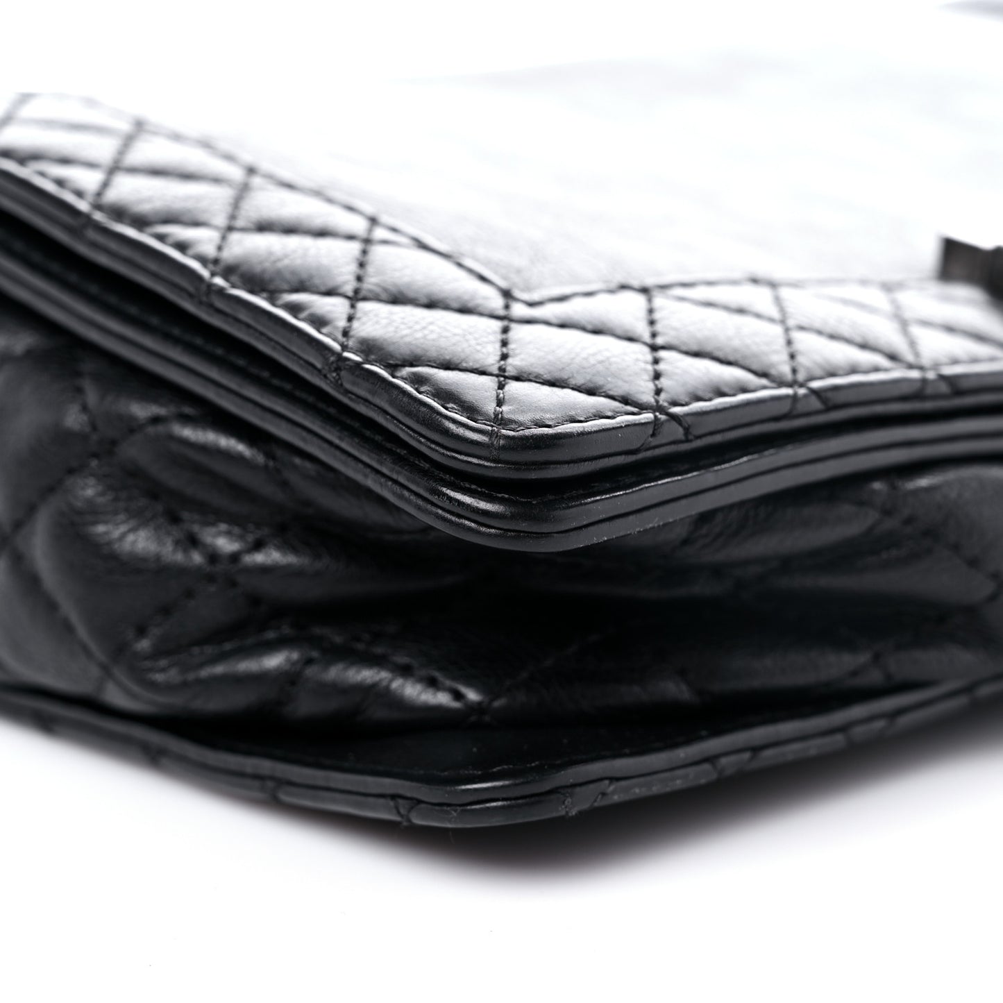 Calfskin New Medium Boy Reverso Flap Black
