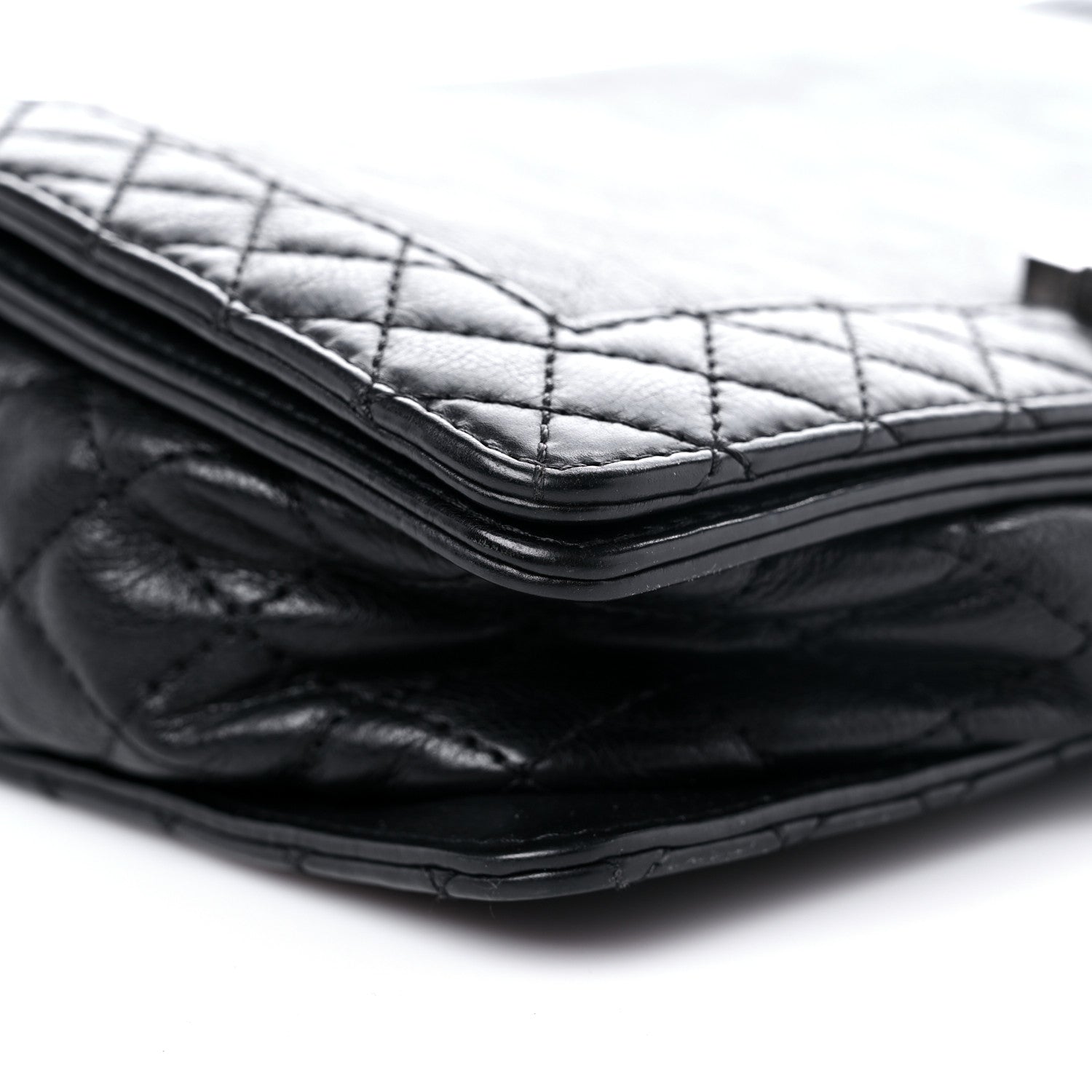 Chanel Calfskin New Medium Boy Reverso Flap Black 8 of 15