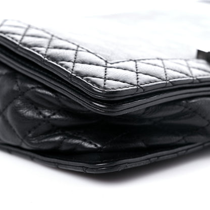 Chanel Calfskin New Medium Boy Reverso Flap Black 8 of 15