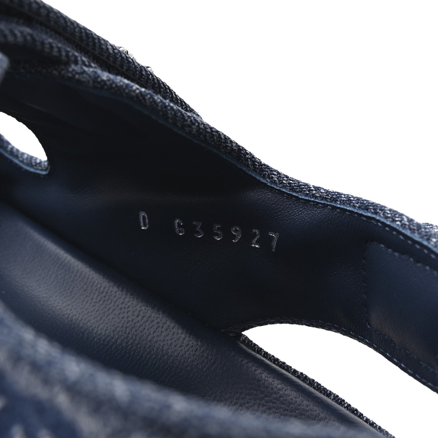 Chanel Denim CC Dad Sandals 39.5 Blue 39.5 Blue 9 of 10