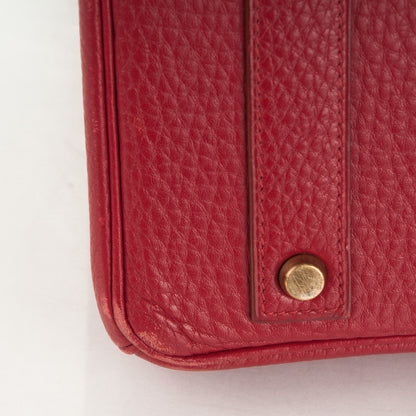 Hermes Ardennes Birkin 40 Rouge Vif 27 of 30