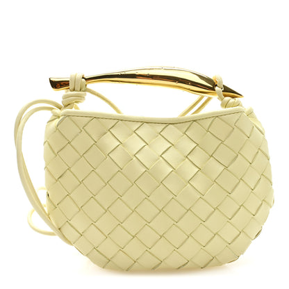 Bottega Veneta Nappa Intrecciato Mini Sardine Bag Ice Cream 1 of 9
