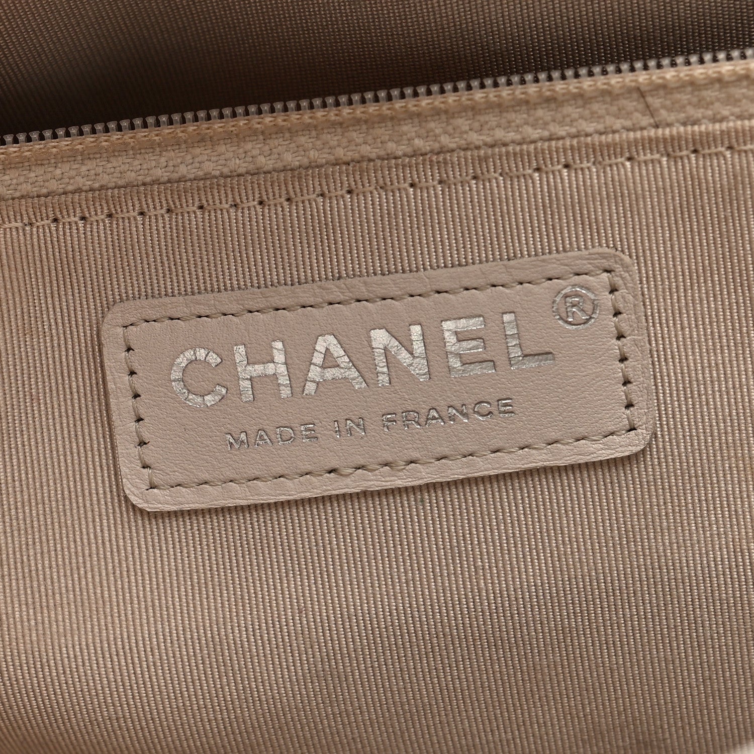 Chanel Caviar Quilted Large CC Shopping Tote Ivory 5 of 12