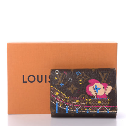 Louis Vuitton Monogram 2020 Christmas Animation Roller Coaster Victorine Wallet Pivoine 7 of 7