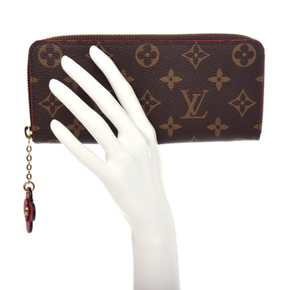 Louis Vuitton Monogram Blooming Flowers Clemence Wallet Coquelicot 2 of 8